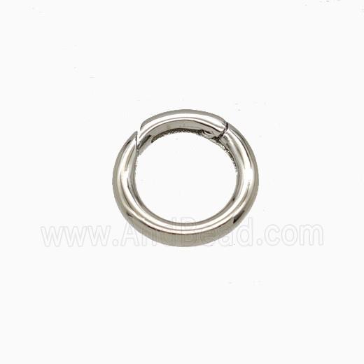 Copper Carabiner Clasp Platinum Plated