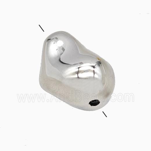 Copper Beads Platinum Plated