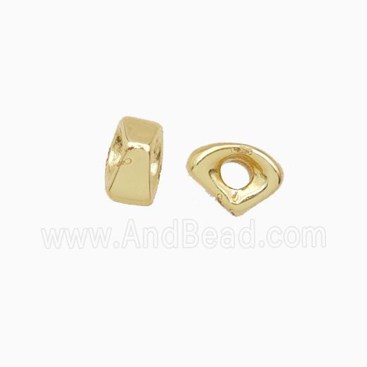 Copper Eye Beads Gold Plated