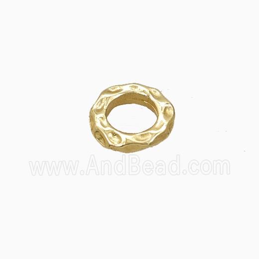 Copper JumpRings Closed Gold Plated