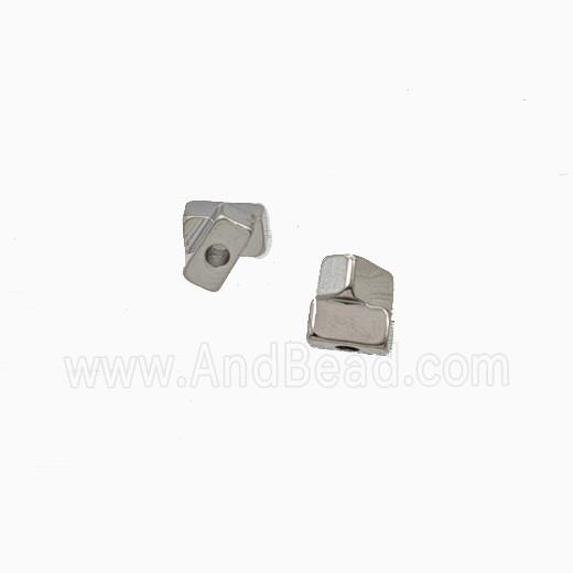 Copper Beads Platinum Plated