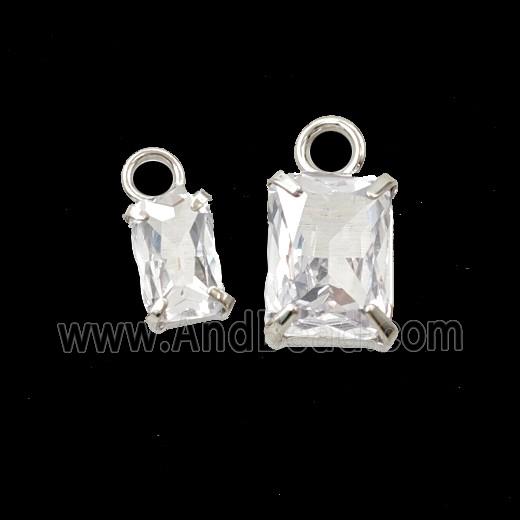 Copper Pendant Pave Zircon, Gold Plated