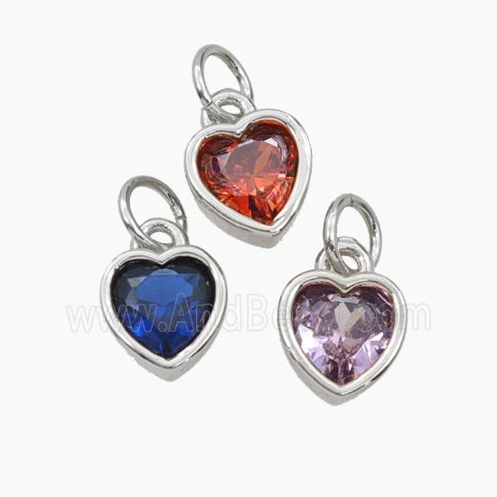 Copper Pendant Pave Zircon, Gold Plated