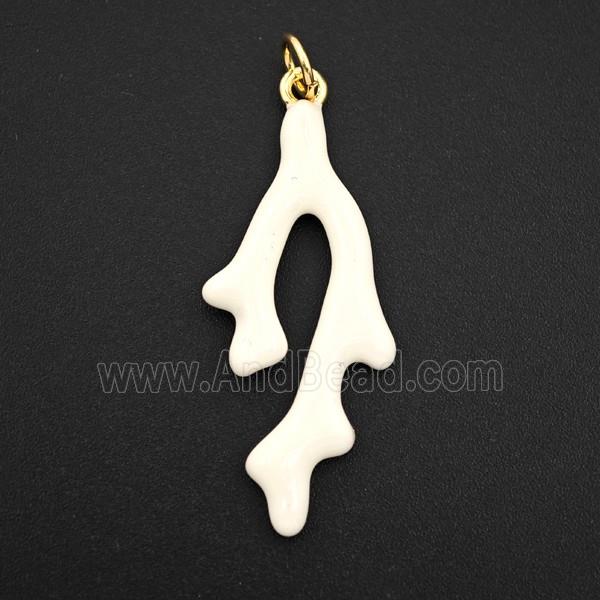Copper Pendant Pave Zircon, Gold Plated