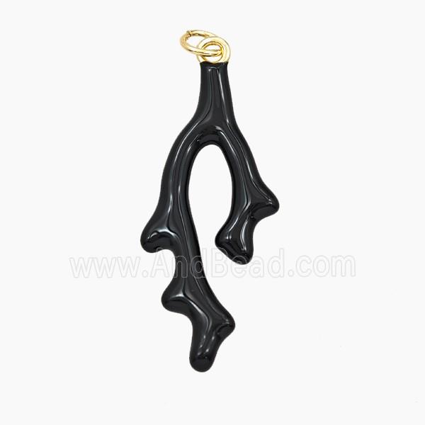 Copper Pendant Pave Zircon, Gold Plated