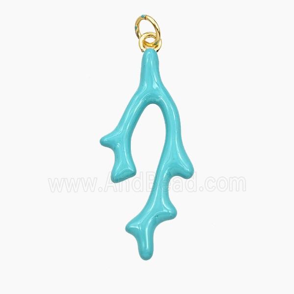 Copper Pendant Pave Zircon, Gold Plated