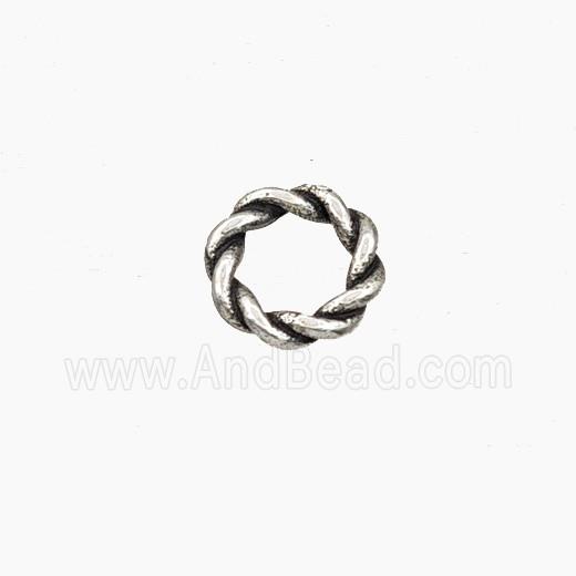 Copper Close Jumprings Antique Silver
