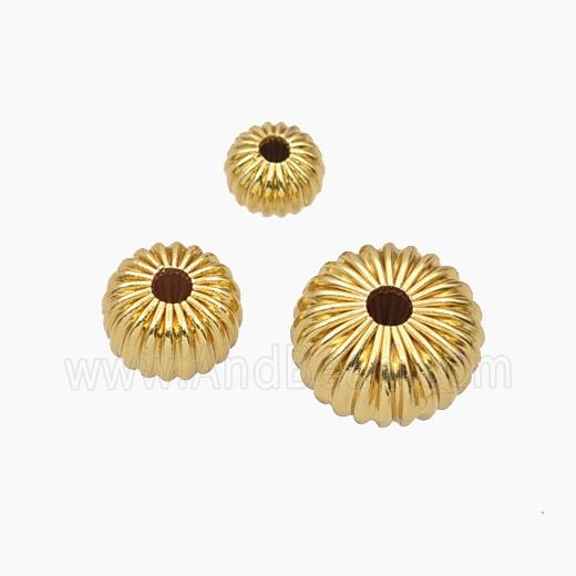 Copper Bead, Gold Plated