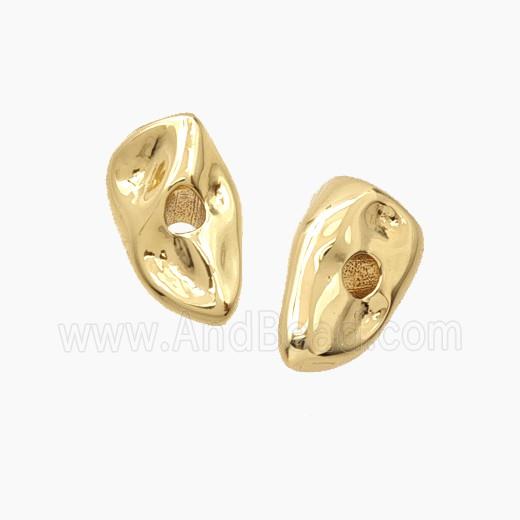 Copper Bead, Gold Plated