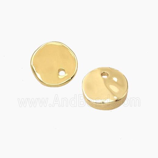 Copper Coin Pendant Gold Plated