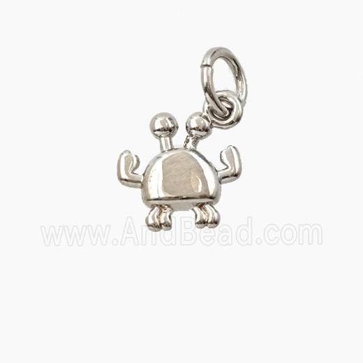 Copper Robotic Pendant Platinum Plated