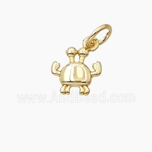 Copper Robotic Pendant Gold Plated