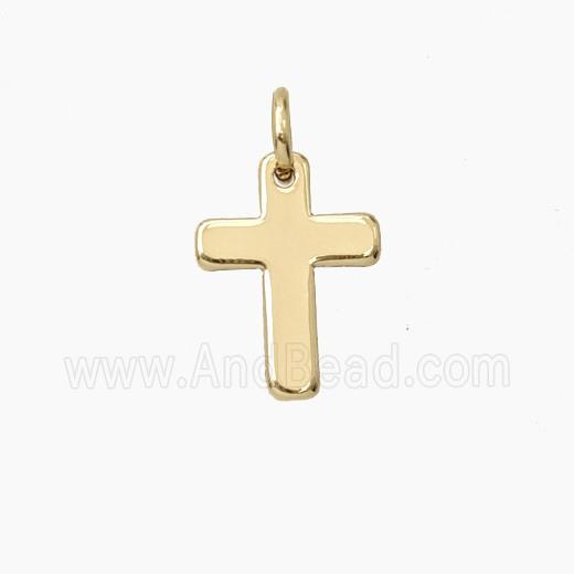 Copper Cross Pendant Gold Plated