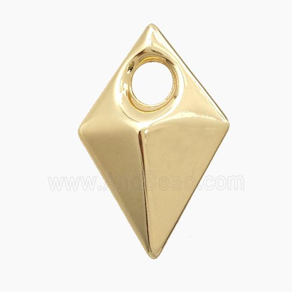 Copper Pendant, Gold Plated