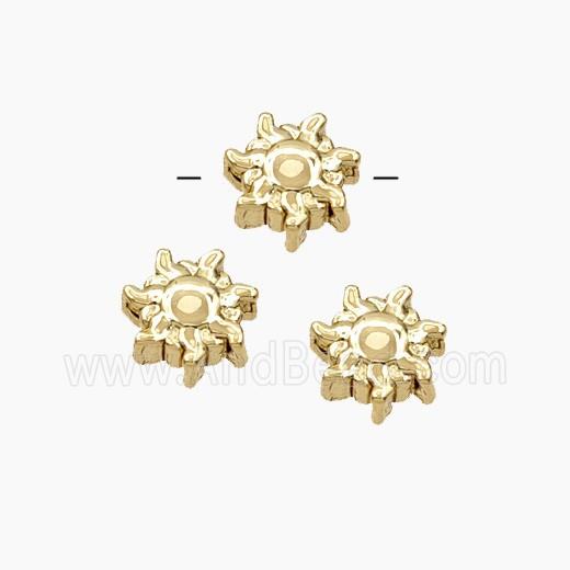 Copper Sun Beads Gold Plated
