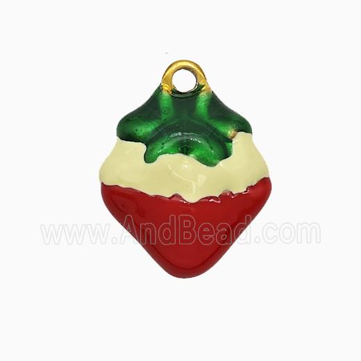 Copper Pendant Pave Zircon, Gold Plated
