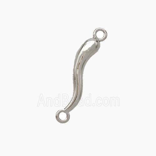 Copper Chili Connector Platinum Plated
