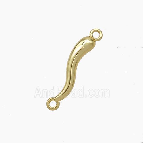 Copper Chili Connector Gold Plated