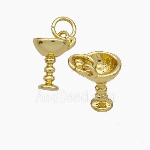 Copper Cup Pendant Gold Plated