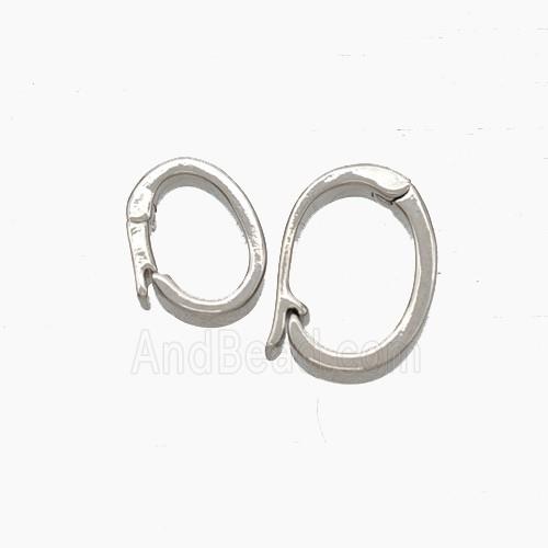 Copper Clasp Platinum Plated