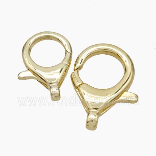 Copper Lobster Clasp Gold Plated