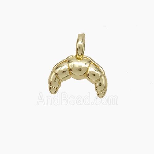 Copper Chrysalis Pendant Gold Plated
