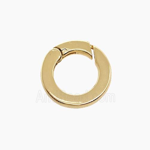 Copper Carabiner Clasp 18K Gold Plated