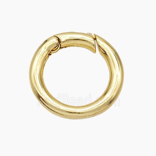 Copper Carabiner Clasp 18K Gold Plated
