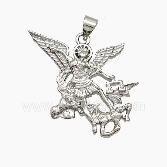 Copper Fairy Charms Pendant Platinum Plated