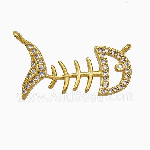 Copper Pendant, Gold Plated