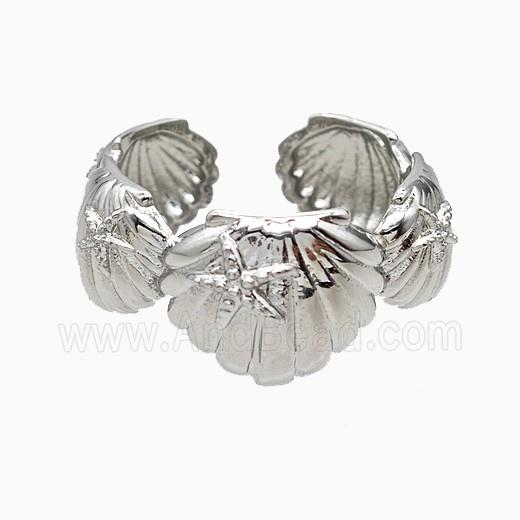 Copper Ring Pave Zircon, Gold Plated
