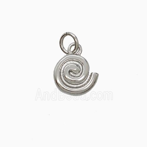 Copper Pendant Pave Zircon, Gold Plated