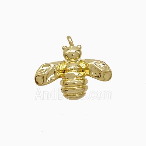 Copper Honeybee Pendant Gold Plated