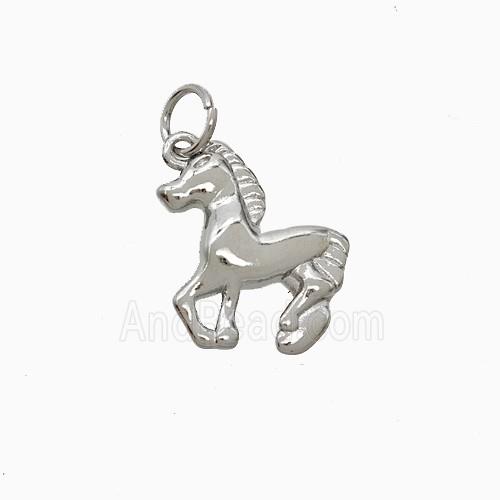 Copper Pendant Pave Zircon, Gold Plated