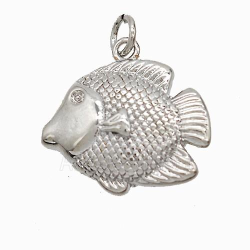 Copper Pendant Pave Zircon, Gold Plated