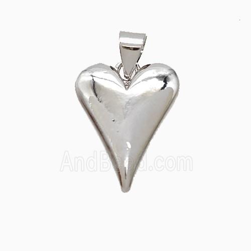 Copper Pendant Pave Zircon, Gold Plated