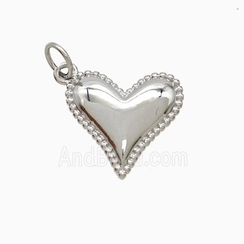 Copper Pendant Pave Zircon, Gold Plated