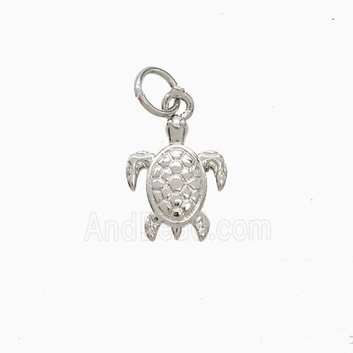 Copper Pendant Pave Zircon, Gold Plated