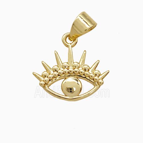 Copper Eye Pendant 18K Gold Plated