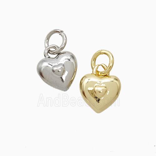 Copper Heart Pendant Mixed