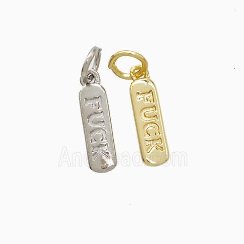 Copper Fuck Pendant Stick Mixed