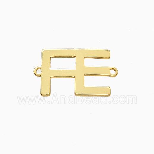 Stainless Steel FE Connector Gold Plated