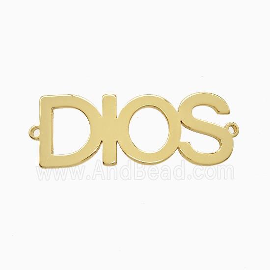 Stainless Steel DIOS Connector Gold Plated