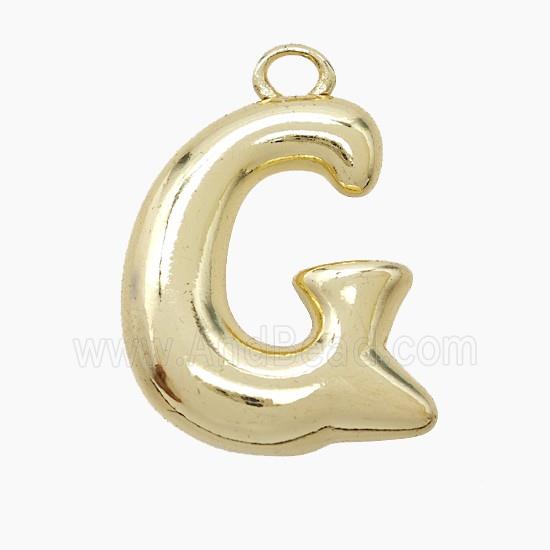 Copper Letter-G Pendant Gold Plated