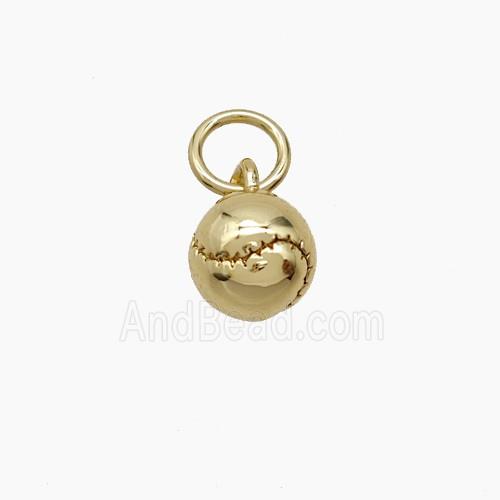 Copper Pendant, Gold Plated
