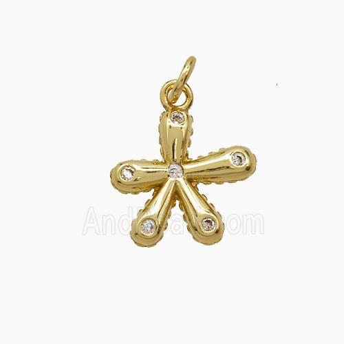 Copper Pendant, Gold Plated