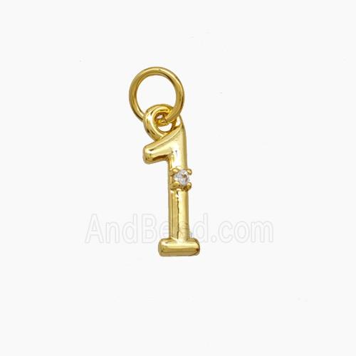 Copper Pendant, Gold Plated