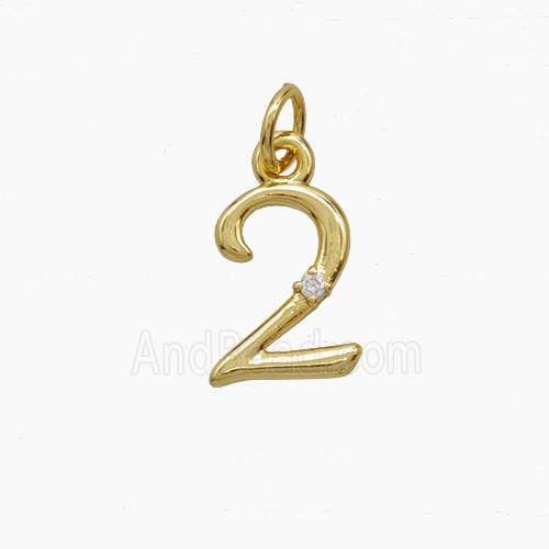 Copper Pendant, Gold Plated