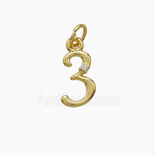 Copper Pendant, Gold Plated