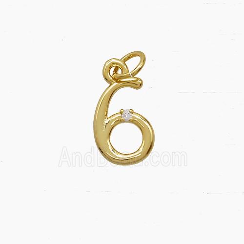 Copper Pendant, Gold Plated